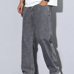 Moda Star Men Regular Mid Rise Grey Jeans